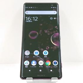 Xperia XZ3 801SO SoftBank ボルドーレッド 送料無料 本体 c15788