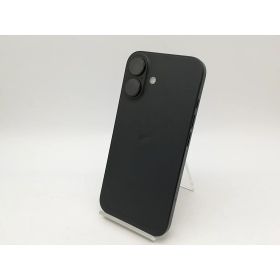 【中古】Apple docomo 【SIMフリー】 iPhone 16 128GB ブラック MYDQ3J/A【福岡天神】保証期間1ヶ月【ランクB】