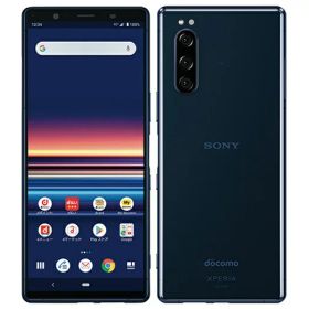 【中古】Bランク【やや傷や汚れあり】 SIMフリー SO-01M SONY Xperia 5 ブルー 利用制限—(白ロム) 送料無料