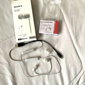 SONY WI-C200 ワイヤレスイヤホン ホワイト