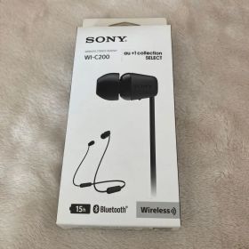 @新品未使用SONY WI-C200 ワイヤレスイヤホン ブラック