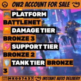 🔥 OW2 |トリプル銅メダル(3勝2敗3分) • フレッシュ ランク戦 ・クイックアクセス!MKG07437