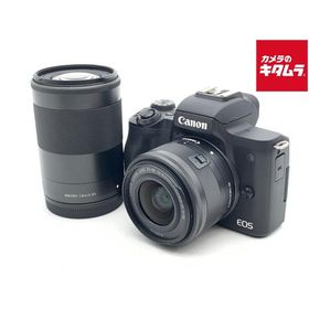 【中古】 【並品】 キヤノン EOS Kiss M2 ダブルズームキット ブラック