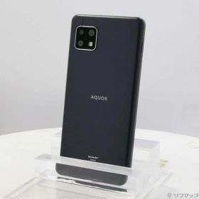 【中古】SHARP(シャープ) AQUOS sense5G 64GB ブラック SHG03 auロック解除SIMフリー 【377-ud】