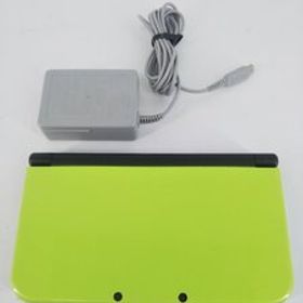 Newニンテンドー3DS LL ライム×ブラック 箱無し本体のみ 動作確認済み 充電器付き