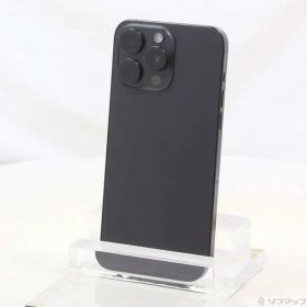 【中古】Apple(アップル) iPhone15 Pro Max 256GB ブラックチタニウム MU6P3J／A SIMフリー 【348-ud】