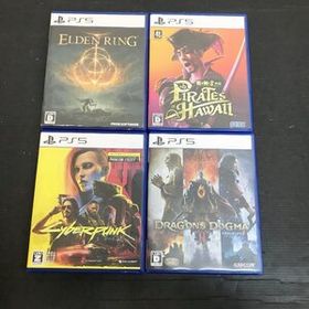 【ジャンク品・年齢確認必須】PS5 ソフト 4本セット ～龍が如く８ 外伝、エルデンリング～Z指定【ゲ-387】