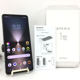 【美品】SONY ソニー Xperia 1 VI XQ-EC44 256GB スマートフォン ブラック SIMフリー 動作品