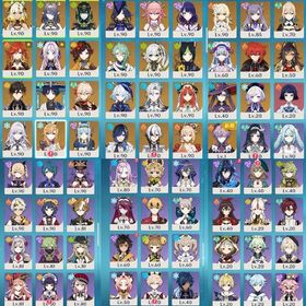 完凸5体 無主の星屑3 ドゥリン有 新キャラ多数 | 原神のアカウントデータ、RMTの販売・買取一覧