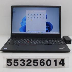 Lenovo ThinkPad E590 Core i3 8145U 2.1GHz/8GB/256GB(SSD)/15.6W/FHD(1920x1080)/Win11 【553256014】