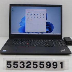 Lenovo ThinkPad E590 Core i3 8145U 2.1GHz/8GB/256GB(SSD)/15.6W/FHD(1920x1080)/Win11 【553255991】