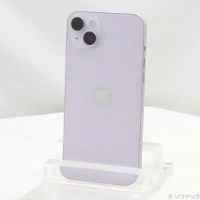 【中古】Apple(アップル) iPhone14 Plus 512GB パープル MQ4U3J／A SIMフリー 【377-ud】