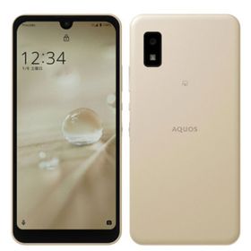シャープ(SHARP)のSHG06 AQUOS wish アイボリー SIMフリー 本体 au スマホ シャープ 【送料無料】 shg06wh7mtm(スマートフォン本体)