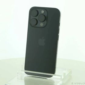 〔中古品〕 iPhone16 Pro 128GB ブラックチタニウム MYMV3J／A SIMフリー【349】