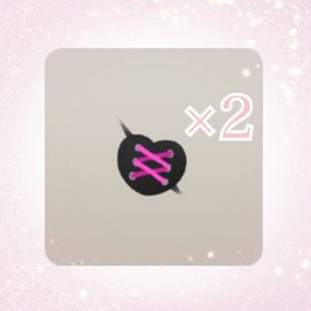 2個セット౨ৎ ばってんリボン眼帯 | リヴリーアイランドのアイテム、RMTの販売・買取一覧