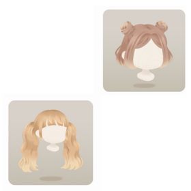 ベアアレンジボブヘア＆元気なツインテール | リヴリーアイランドのアイテム、RMTの販売・買取一覧