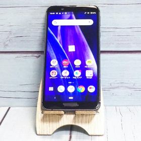 docomo AQUOS sense3 SH-02M ブラック 本体 白ロム SIMロック解除済み SIMフリー C163109