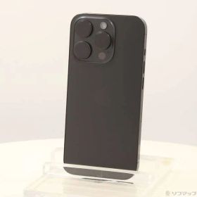 〔中古品〕 iPhone15 Pro 256GB ブラックチタニウム MTUC3J／A SIMフリー【377】