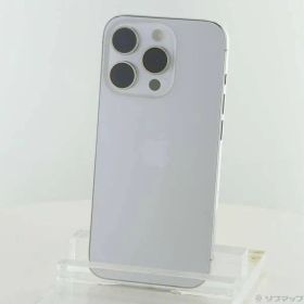 〔中古品〕 iPhone15 Pro 256GB ホワイトチタニウム MTUD3J／A SIMフリー【377】