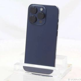 〔中古品〕 iPhone15 Pro 256GB ブルーチタニウム MTUG3J／A SIMフリー【368】