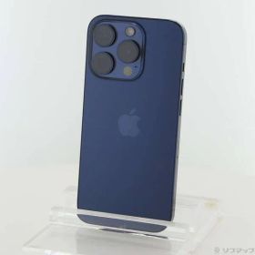 〔中古品〕 iPhone15 Pro 512GB ブルーチタニウム MTUL3J／A SIMフリー【348】