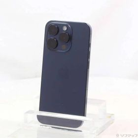 〔中古品〕 iPhone15 Pro 128GB ブルーチタニウム MTUA3J／A SIMフリー【262】
