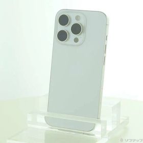 〔中古品〕 iPhone15 Pro 128GB ホワイトチタニウム MTU83J／A SIMフリー【269】