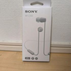 SONY WI-C100 ワイヤレスイヤホン ホワイト