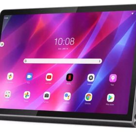 【中古】タブレット端末 Lenovo 11インチAndroidタブレット Yoga Tab 11 YT-J706X 4GB/128GB (SIMフリー/ストームグレー) [ZA8X0031JP]