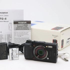 B+ (並品) OLYMPUS オリンパス Tough TG-6 ブラック シャッター回数7120 初期不良返品対応 111-201