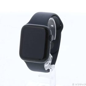 〔中古〕Apple(アップル) 〔展示品〕 Apple Watch SE 第2世代 GPS 44mm ミッドナイトアルミニウムケース ミッドナイトスポーツバンド〔344-ud〕