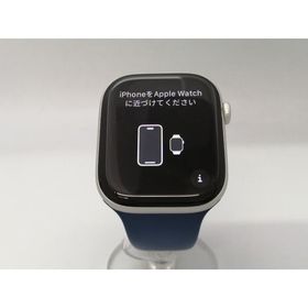 【中古】Apple Apple Watch Series10 46mm GPS シルバーアルミニウムケース/デニムスポーツバンド (M/L) MWWM3J/A【大阪堂島】保証期間１ヶ月【ランクB】
