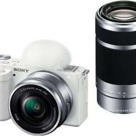 SONY VLOGCAM ミラーレス一眼カメラ ホワイト ダブルズームレンズキット ZV-E10Y-W