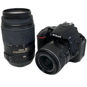 Nikon D5500 デジタル一眼レフカメラ ダブルズームキット 18-55mm 55-300mm ニコン 中古 F10640470