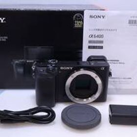 【極美品】SONY α6400 ボディ ブラック ILCE-6400 APS-C ミラーレス一眼カメラ