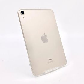 アップル(Apple)の【全額返金保証】【最速発送】Apple iPad mini 第6世代 256GB スターライト WiFi+Cellular Softbank 美品 動作確認済(タブレット)