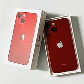 【中古美品/訳あり】国内版SIMフリー iPhone13 mini 128GB レッド MLJG3J/A