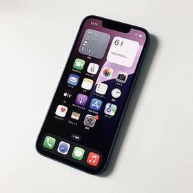 【中古/訳あり品】SIMフリー iPhone13 mini 128GB ブルー MLJH3J/A ≪au版(SIMロック解除済み) 判定〇≫