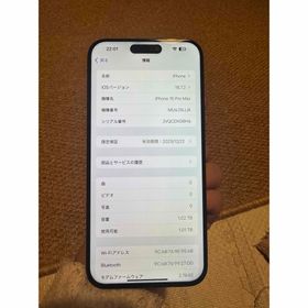 アイフォーン(iPhone)の海外版 iPhone 15 Pro Max 1TB，美品，バッテリーは100%(スマートフォン本体)