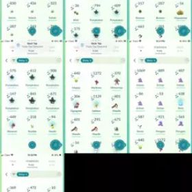 💥 【40名 LV】 🔥 2.2Mダスト |⚡️ 63倍 色違い |⚡️チームなし |