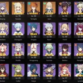 👑 👑 アジア冒険ランク 45 👑 5倍 5星5 24 👑 チャーズ👑・ジャン👑・タルタリヤ 👑 刻晴 👑