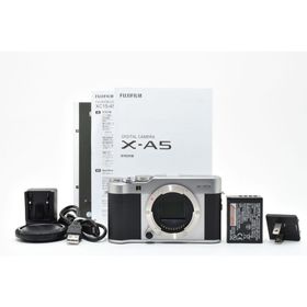 ■美品■ FUJIFILM X-A5シルバー X-A5-S(ミラーレス一眼)