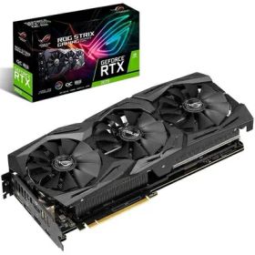 【中古】 ASUS NVIDIA GeForce RTX 2070搭載 トリプルファンモデル ブラック 8GB ROG-STRIX-RTX2070-O8G-GAMING