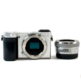ソニー SONY α6400 パワーズームレンズキット ILCE-6400L シルバー デジタル ミラーレス 一眼カメラ 【中古】
