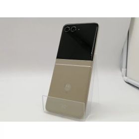 【中古】MOTOROLA 国内版 【SIMフリー】 motorola razr 50 サンドクリーム 12GB 512GB【札幌南2条】保証期間1ヶ月【ランクA】