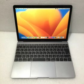 【中古】スペースグレイ MacBook (Retina,12-inch 2017) A1534 Core m3-7Y32 1.2GHz 8GB SSD256GB爆速 Intel HD Graphics 615 1536MB搭載 2304×1440【レビュー記入で保証期間を3ヶ月に延長します。必ず商品到着後1ヶ月保証の期間中にレビューをお願いします】