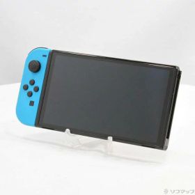 【中古】Nintendo(任天堂) Nintendo Switch 有機ELモデル Joy-Con(L) ネオンブルー／(R) ネオンレッド 【377-ud】
