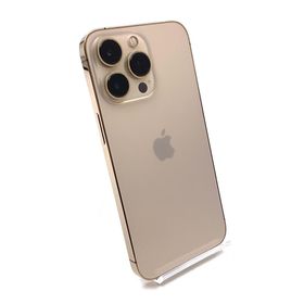 アップル(Apple)の【全額返金保証】【最速発送】Apple iPhone iPhone 13 Pro 128GB ゴールド docomo 動作確認済(スマートフォン本体)