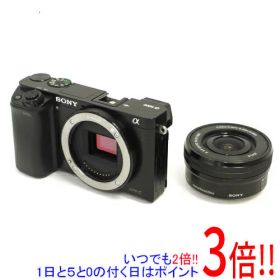 【いつでも2倍！1日と5.0のつく日、18日は3倍！】【中古】SONY α6000 パワーズームレンズキット ILCE-6000L/B 海外版