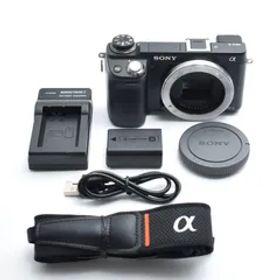 B#9391 SONY ミラーレス一眼カメラ α NEX-6ボディ ブラック NEX-6/B
